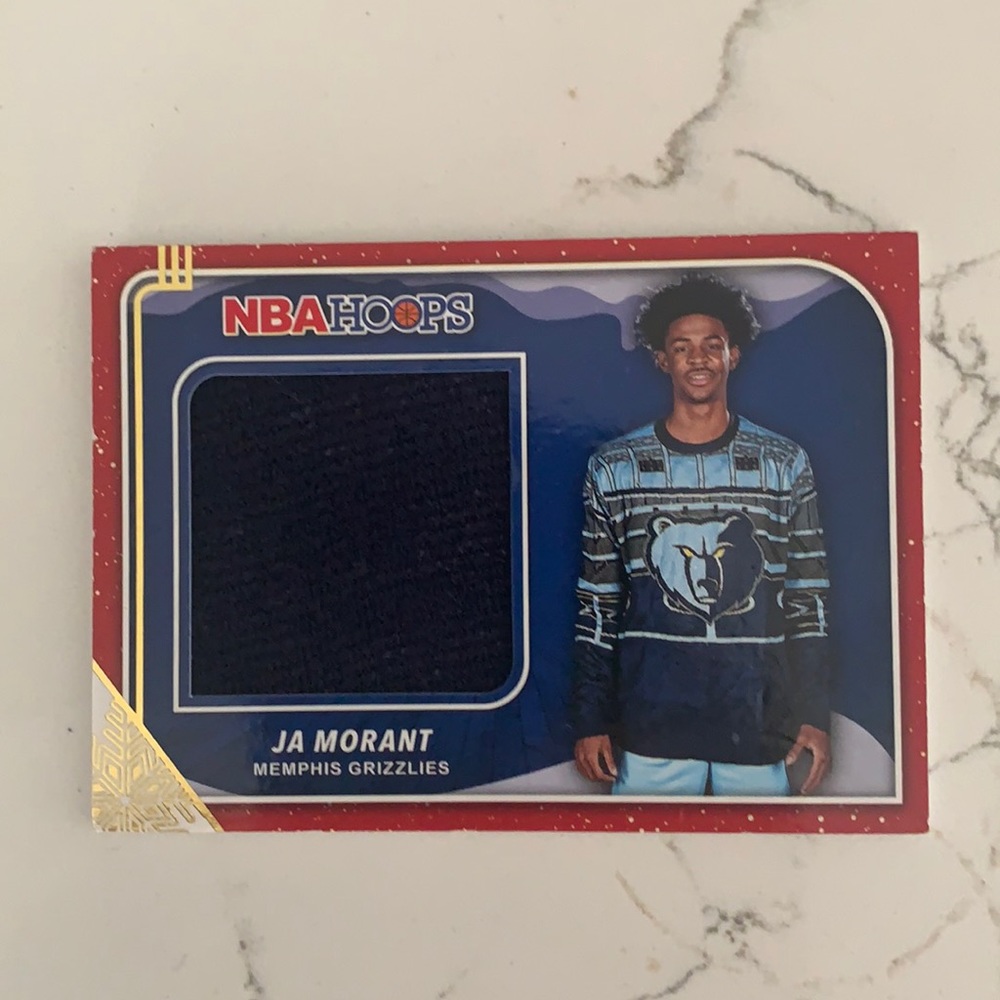 Ja Morant Memphis Grizzlies Basketball Card Christmas Sweater Jersey Card